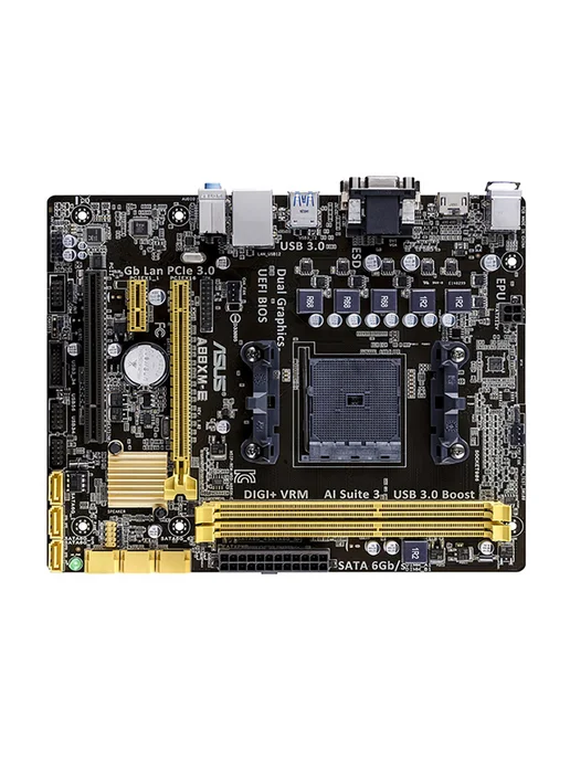 Asus Состояние 9,5 из 10 материнская плата A88XM-E Socket FM2 FM2…, вариант, фото 3