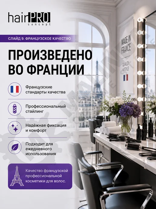HAIR PRO CONCEPT Лак для волос сильной фиксации HAIR PRO, фиолетовый, фото 4
