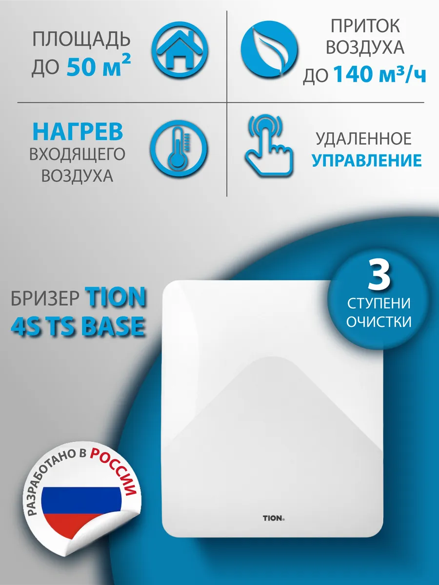 Приточный очиститель воздуха Тион 4S TS Base