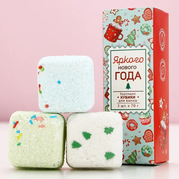 Бомбочки для ванны с добавками, 3×70 г, аромат пряности