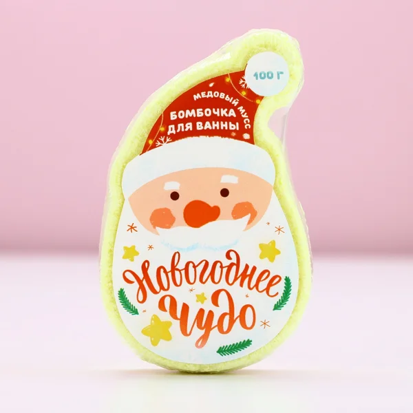 Бомбочка для ванны 100 г, аромат медового мусса