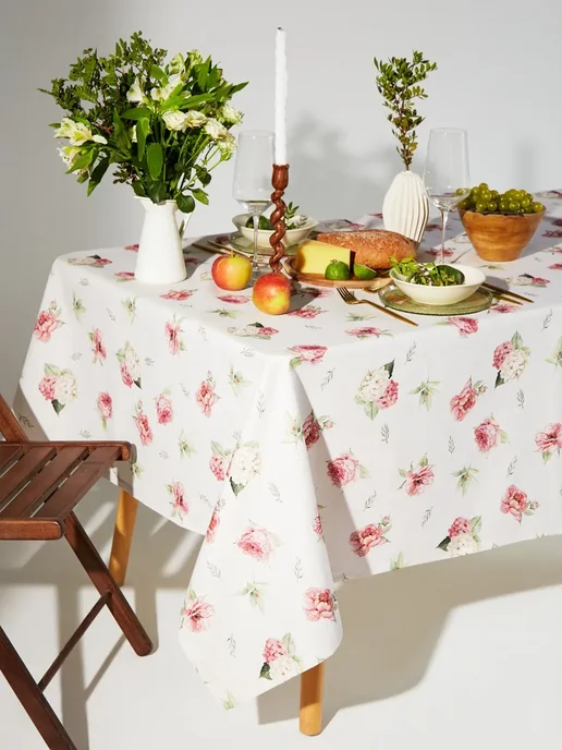Этель Скатерть на стол кухонная 149х220 для дома и дачи, 149x220, фото 3