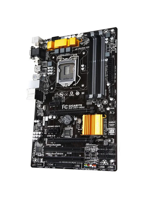 материнская плата GIGABYTE Z97-HD3 LGA 1150 DDR3, Состояние 9 5 из, фото 4