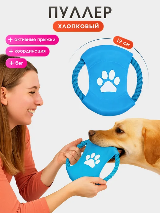 HOMEFOX Игрушки для собак набор 10 в 1, синий, фото 6