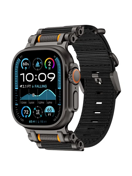 Тактический нейлон ремни для Apple Watch 44мм-45мм-46мм-49мм, вариант, фото 3