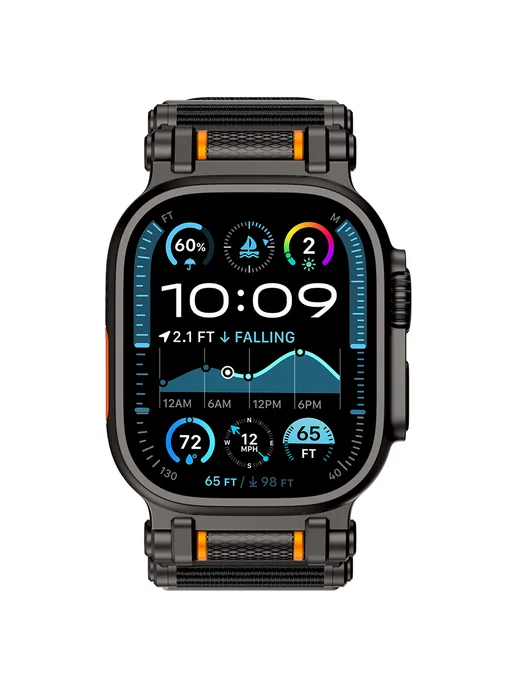 Тактический нейлон ремни для Apple Watch 44мм-45мм-46мм-49мм, вариант, фото 6