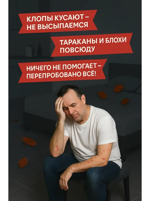 StivShops Средство от клопов и насекомых спрей Антиклоп, вариант, фото 2