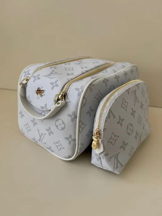 Органайзер для хранения косметичка Louis Vuitton, белый