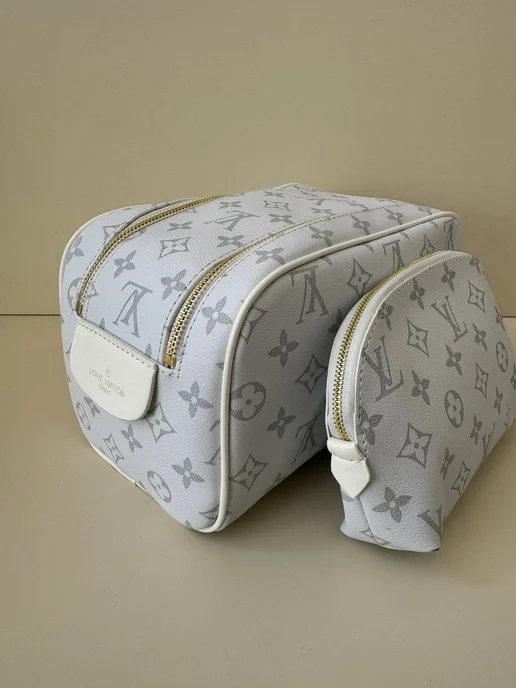 Органайзер для хранения косметичка Louis Vuitton, белый, фото 2