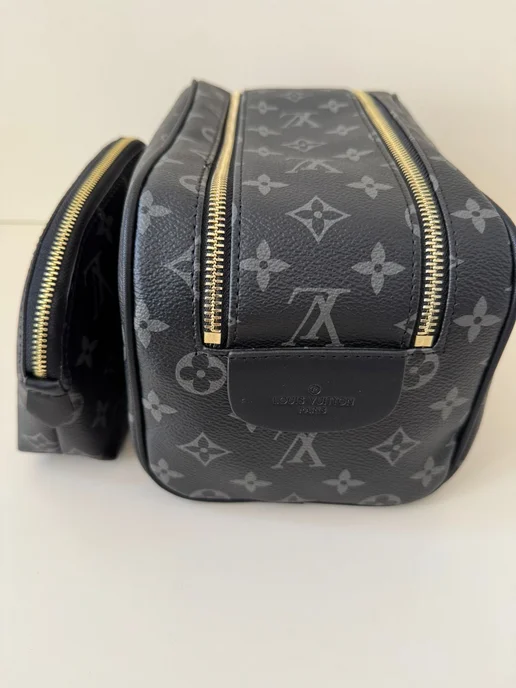 Органайзер для хранения косметичка Louis Vuitton, черный, фото 2