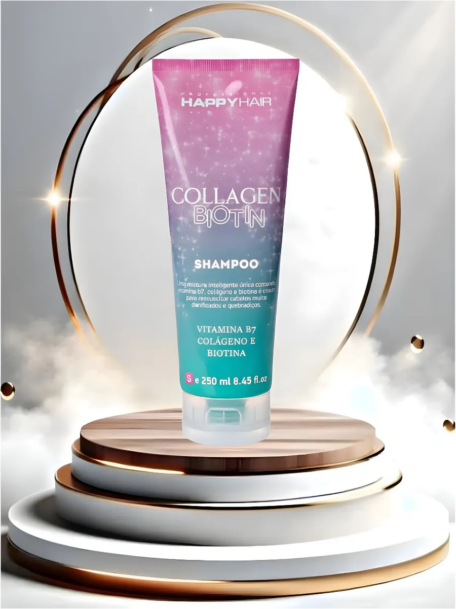 Шампунь для волос Happy Hair Collagen & Biotin 250 мл