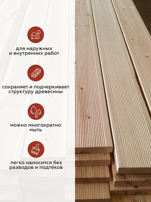 WOOD FINISH Пропитка для дерева (9 л.), 9 л, фото 3
