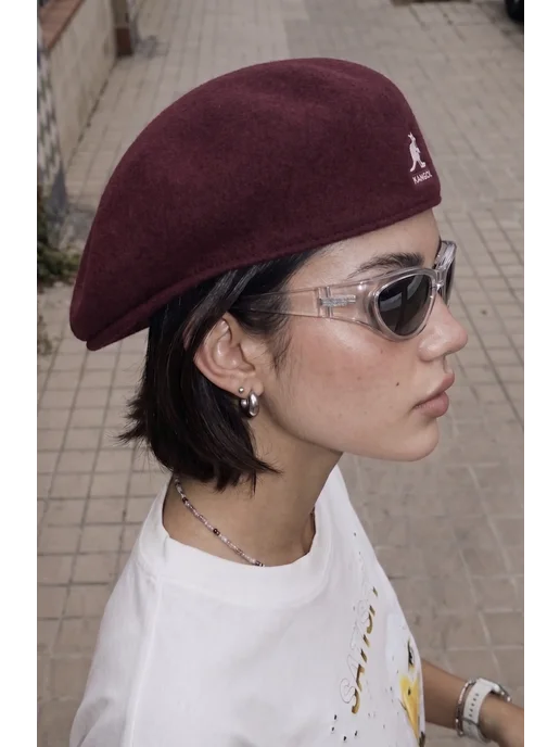 Кепка 504 wool cap, красный, фото 2