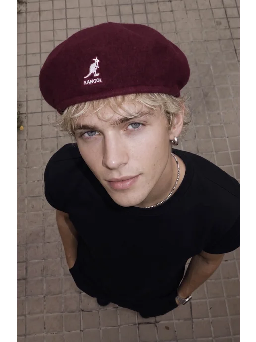 Кепка 504 wool cap, красный, фото 4