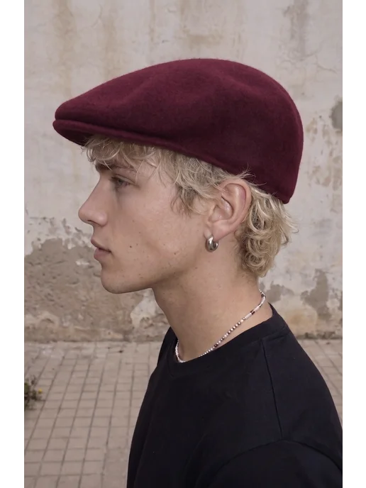 Кепка 504 wool cap, красный, фото 5