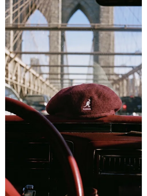 Кепка 504 wool cap, красный, фото 7