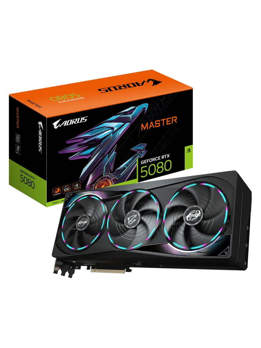 AORUS Видеокарта RTX 5080 16 ГБ RTL (GV-N5080 M-16GD)