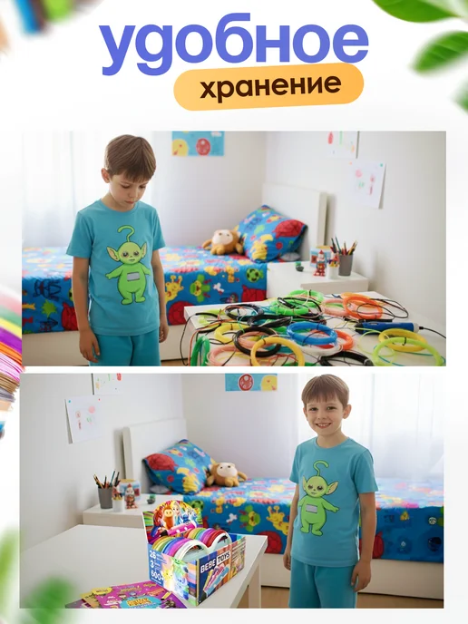 bebe 3д ручка набор с трафаретами и пластиком, вариант, фото 6