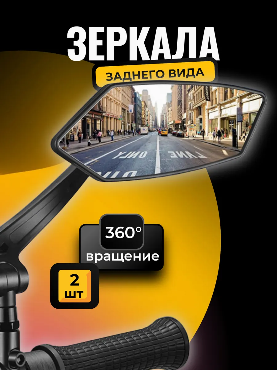 Зеркала заднего вида для велосипеда