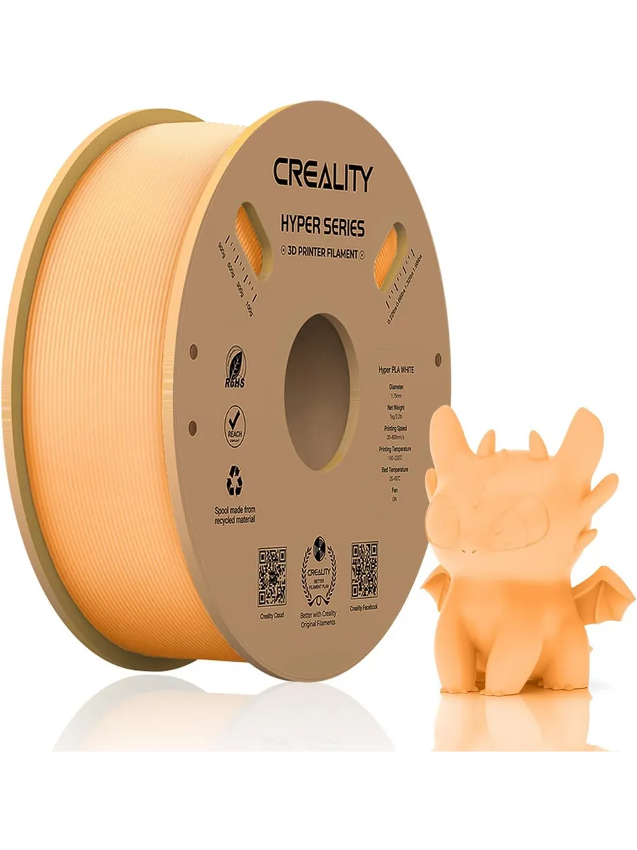 Филамент Creality Hyper Series PLA 1kg Персиковый