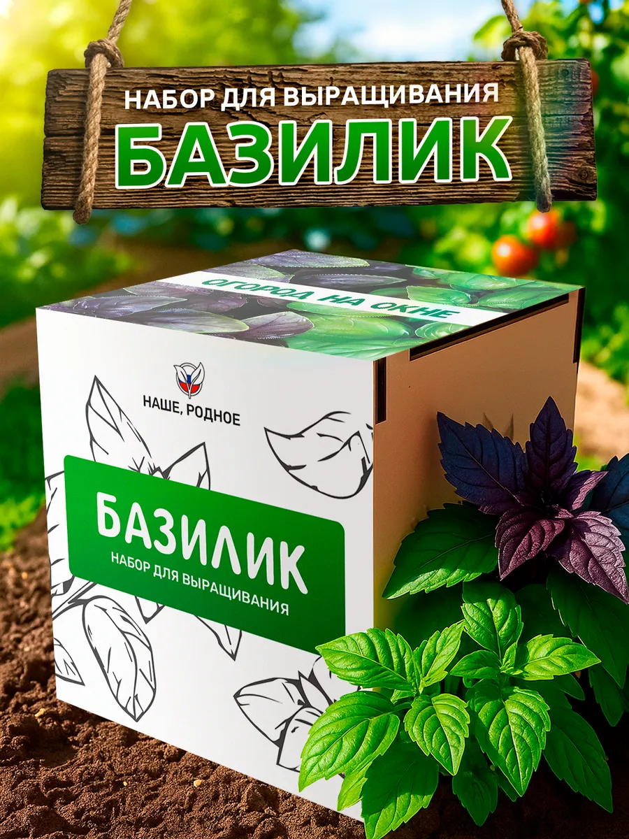 Базилик Набор для выращивания зелени