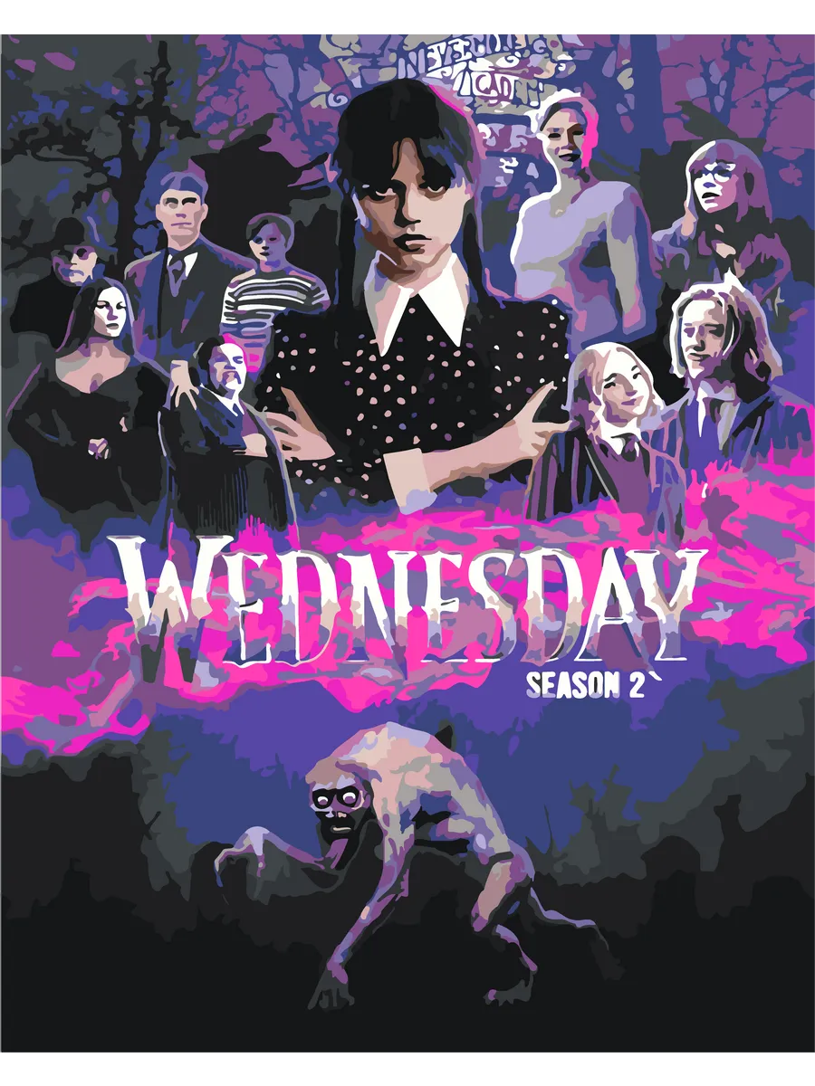 wednesday addams cast