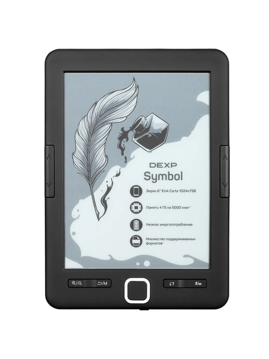 Электронная книга DEXP S4 Symbol покрытие Soft-Touch
