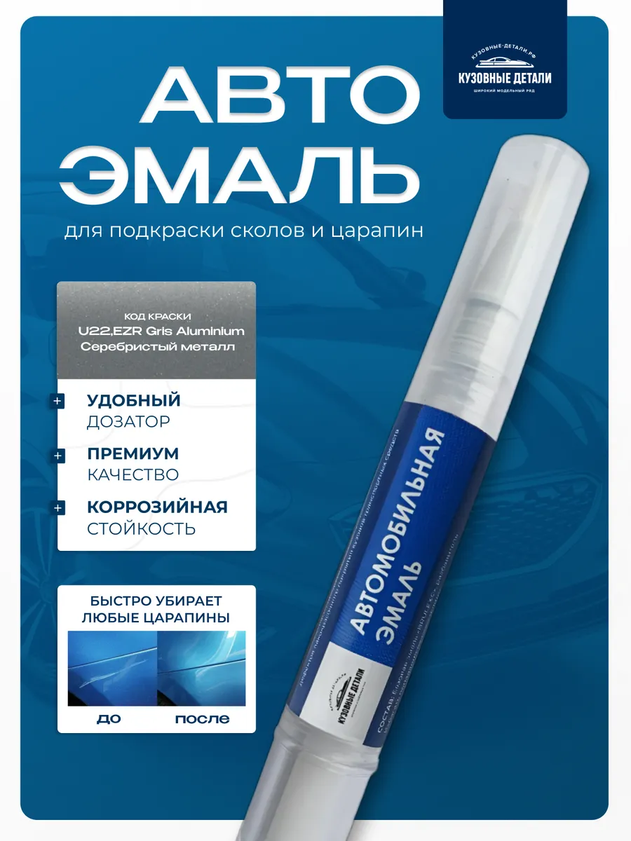 Кисточка-подкраска Mitsubishi цвет U22,EZR Gris Aluminium