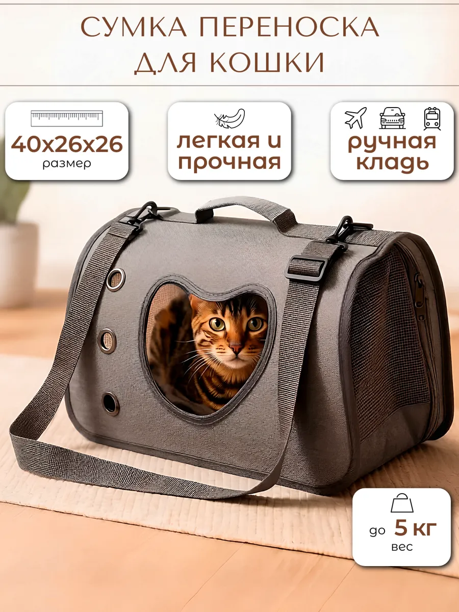 Сумка переноска для кошек и собак