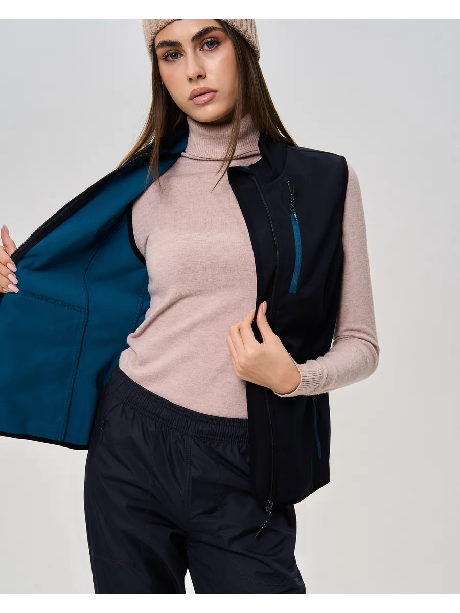 Жилет SoftShell с мембраной на флисе