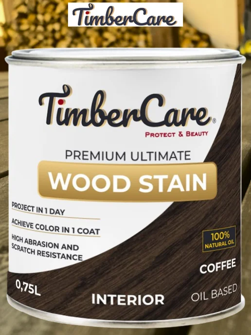 TimberCare Масло для дерева и мебели цвет Coffee, 0,75 л, 750 мл, фото 3