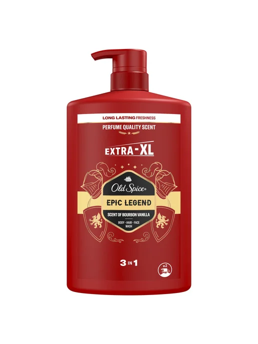 Old Spice Гель для душа мужской 3в1 Epic Legend, 1000 мл, 1 л, фото 7