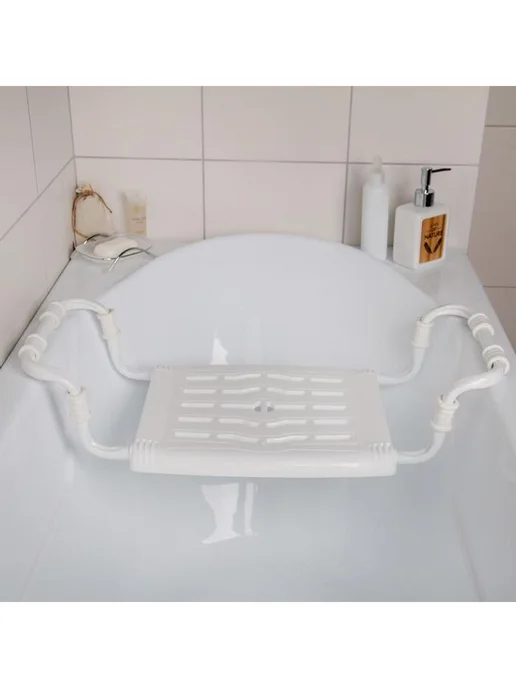 AO Сиденье для ванны раздвижное, 35x29 см, белое, 35x29 см, фото 2