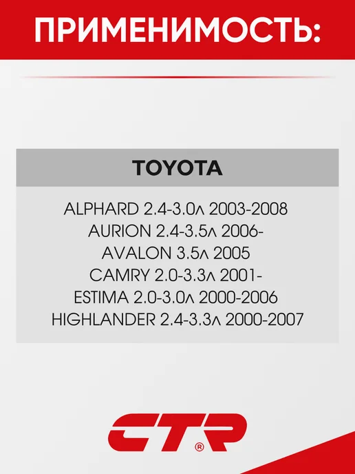 CTR Сайлентблок переднего нижнего рычага Toyota Camry, вариант, фото 2