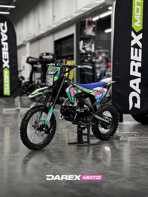 Darex Moto Питбайк эндуро DAREX MALAI 125 зелёный, зеленый, фото 2
