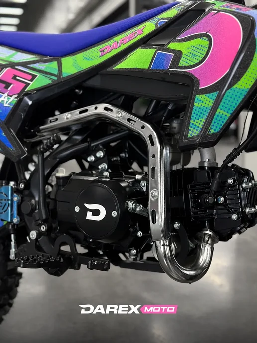 Darex Moto Питбайк эндуро DAREX MALAI 125 зелёный, зеленый, фото 4