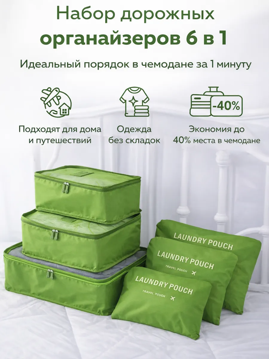 Органайзер дорожный для чемодана 6 в 1