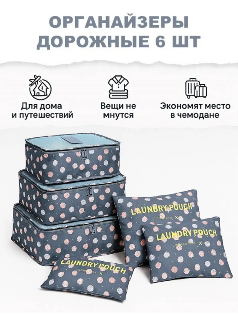 Органайзер дорожный для чемодана 6 в 1
