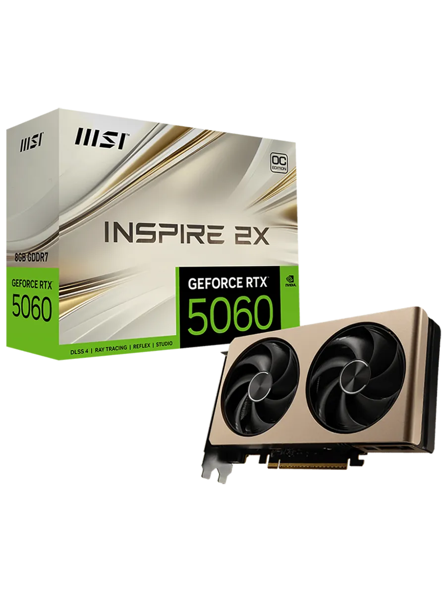 Видеокарта RTX 5060 8 ГБ RTL (RTX 5060 8G INSPIRE 2X OC)