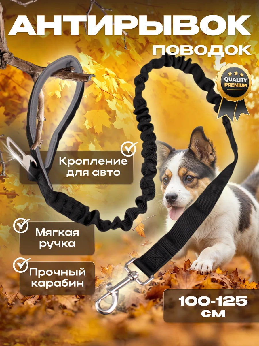 Поводок для собак мелких и крупных пород