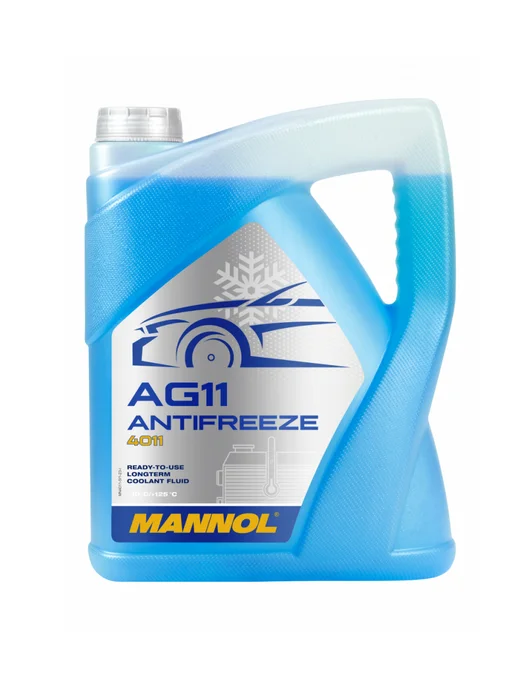 MANNOL антифриз AG11 синий готовый 1 л, 5 л, фото 2