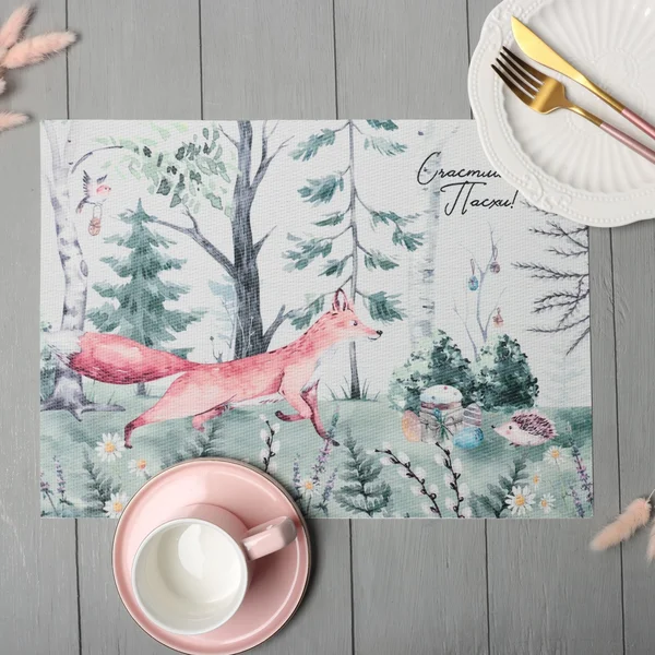 Салфетка на стол Счастливой Пасхи