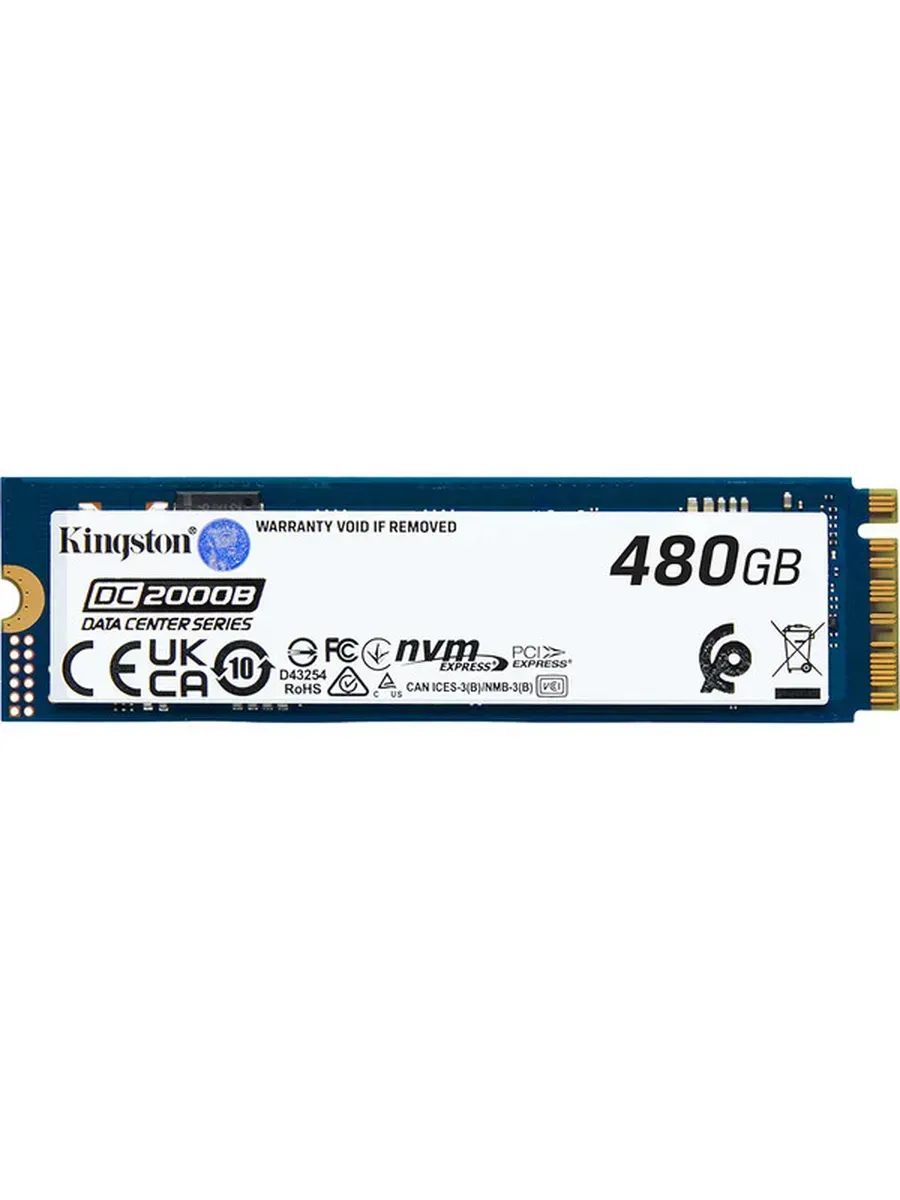 Твердотельный накопитель SSD 480 Gb, M.2 2280, DC20 Kingston 505976716 купить за 67 604 ₽ в интернет‑магазине Wildberries