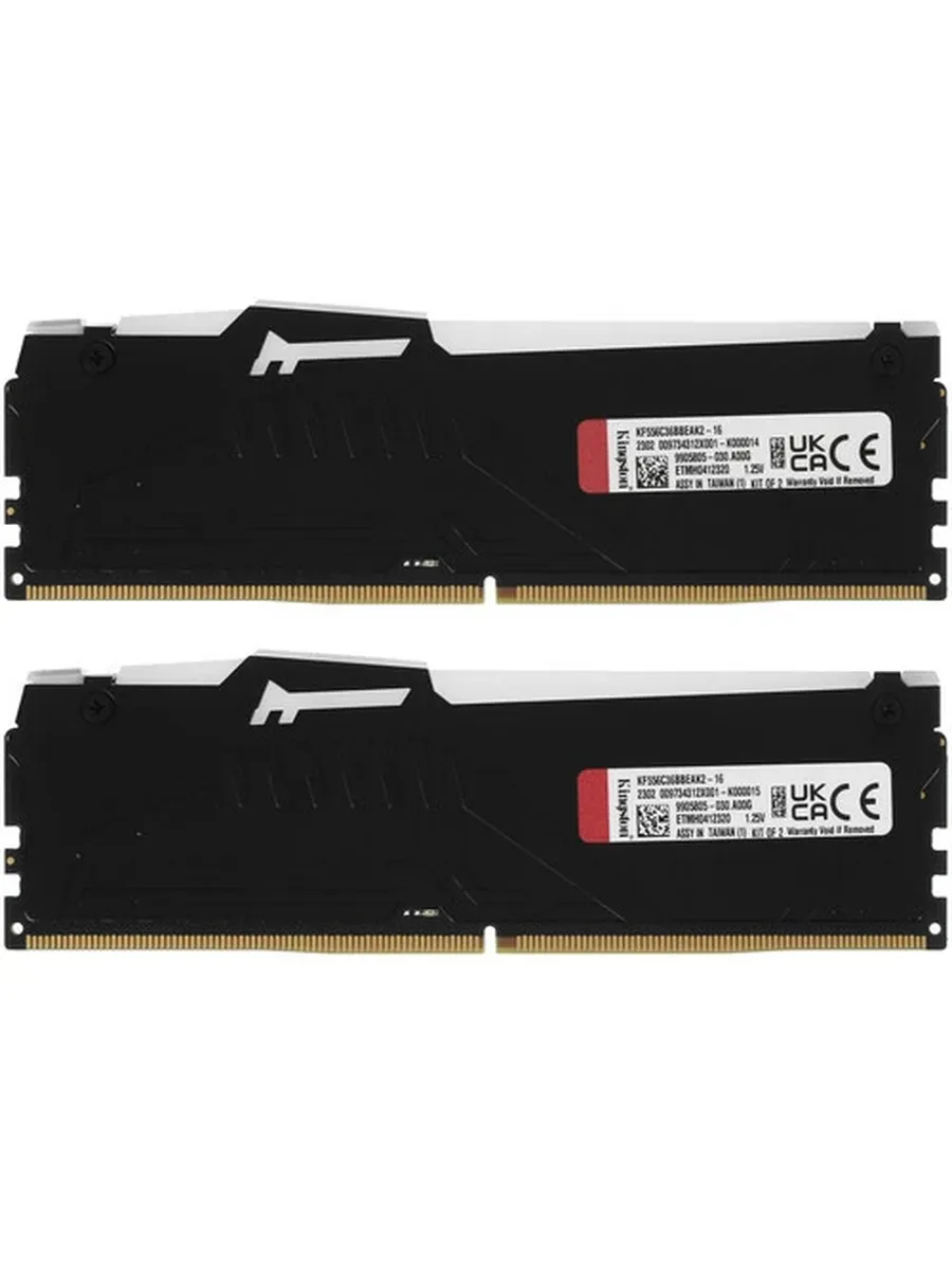Kingston Оперативная память FURY Beast Black AMD RGB 16 ГБ