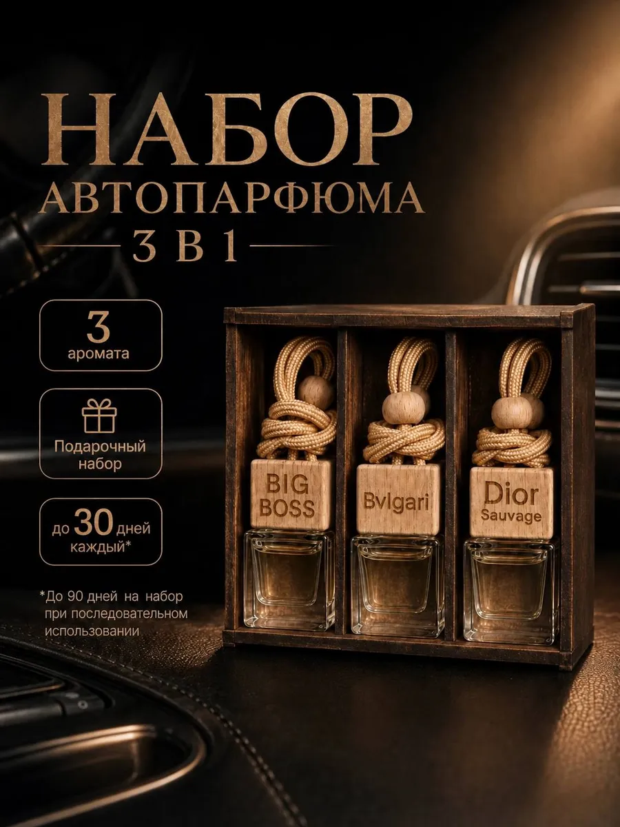 Подарочный набор ароматизаторов в машину