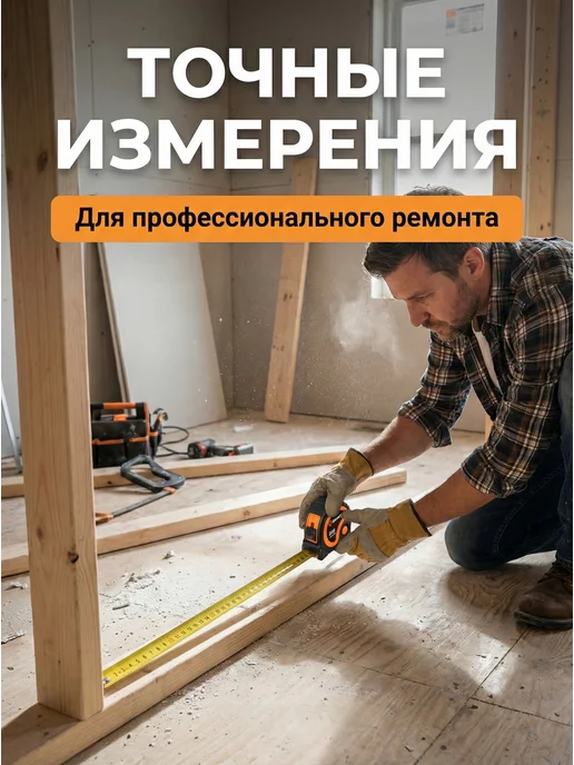 Рулетка строительная 5 м — фото 3