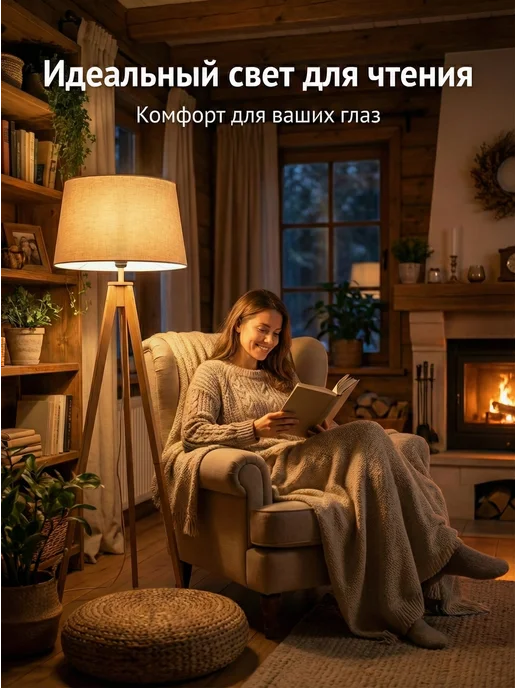 Лампа светодиодная энергосберегающая E14 теплый свет — фото 3