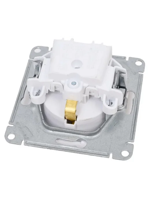 Systeme Electric Розетка с защитными шторками белая матовая, белый, фото 8
