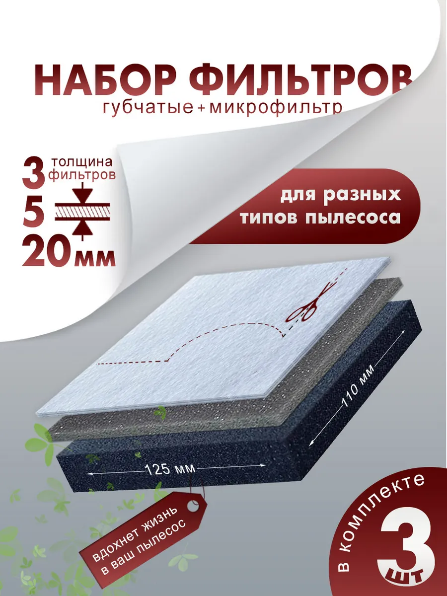 Набор фильтров для пылесоса