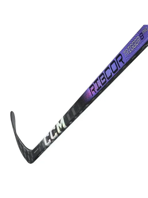CCM Клюшка хоккейная Ribcor Trigger 8 Pro, Int, Левый P29 F65, синий, фото 3
